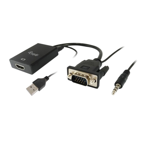 EQUIP ADAPTER VGA / HDMI M/FC/AUDIO BLACK