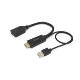 ADAPTADOR EQUIP HDMI / DISPLAYPORT M/H NEGRO