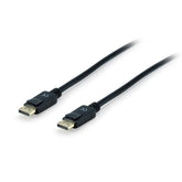 EQUIP DISPLAY PORT 1.4 CABLE M/M 1,0M WITH LATCH PRETO