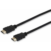 EQUIP CABLE HDMI 2.0 ETHERNET 3D 4K M/M 5MT BLACK