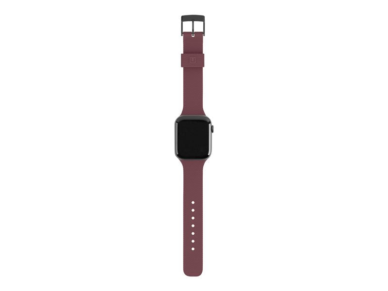 [U] Apple Watch Band 41mm/40mm/38mm, Series 7/6/5/4/3/2/1/SE - Aubergine Silicone - Smart Watch Watch Strap - Aubergine - for Apple Watch (38mm, 40mm )
