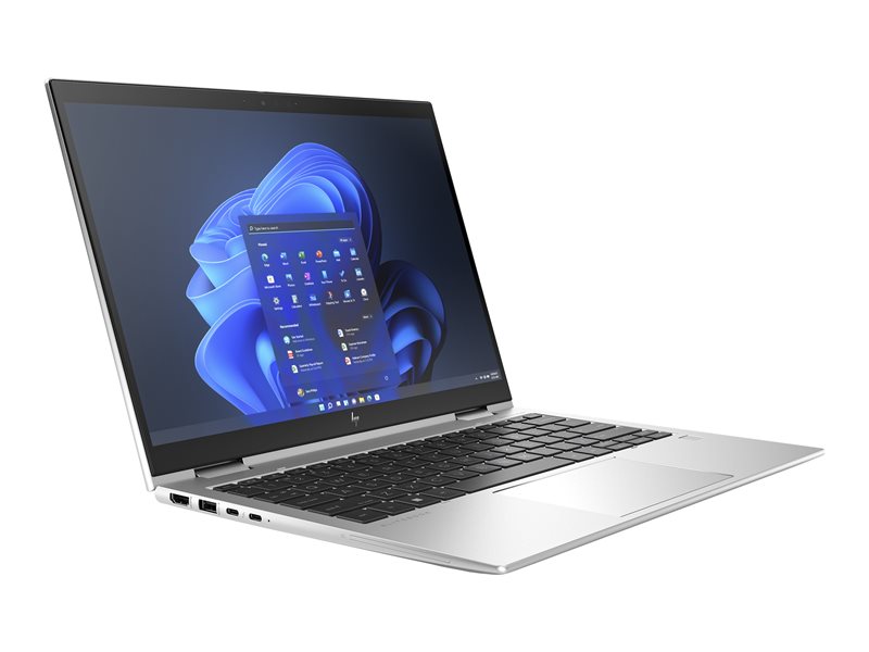 HP Elite x360 830 G9 Notebook - Wolf Pro Security - design invertido - Intel Core i5 1235U / 1.3 GHz - Win 10 Pro 64-bit (inclui Licença Windows 11 Pro) - Iris Xe Graphics - 16 GB RAM - 512 GB SSD NVMe, TLC - 13.3" IPS ecrã de toque 1920 x 1200 - Wi-