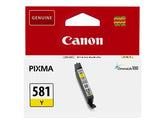 Canon CLI-581Y - 5.6 ml - amarelo - original - tanque de tinta - para PIXMA TS6251, TS6350, TS6351, TS705, TS8252, TS8350, TS8351, TS8352, TS9550, TS9551 (2105C001)