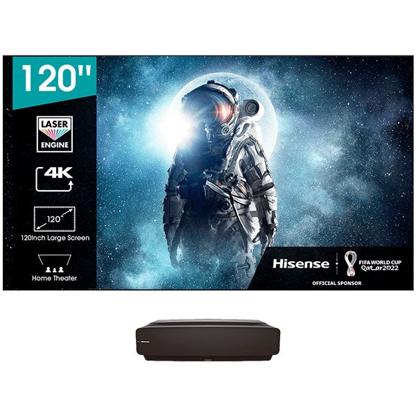 HISENSE LASER TV 120 4K 2700 LUMENS HDR10+ SMART TV VIDAA U 5.0 120L5F