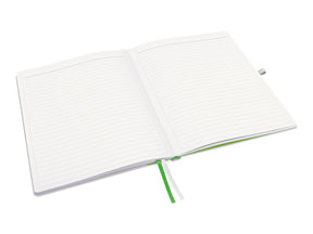 Leitz Complete - Cuaderno - encuadernación de tapa dura - 80 hojas - papel marfil - rayado - tapa blanca (44740001)