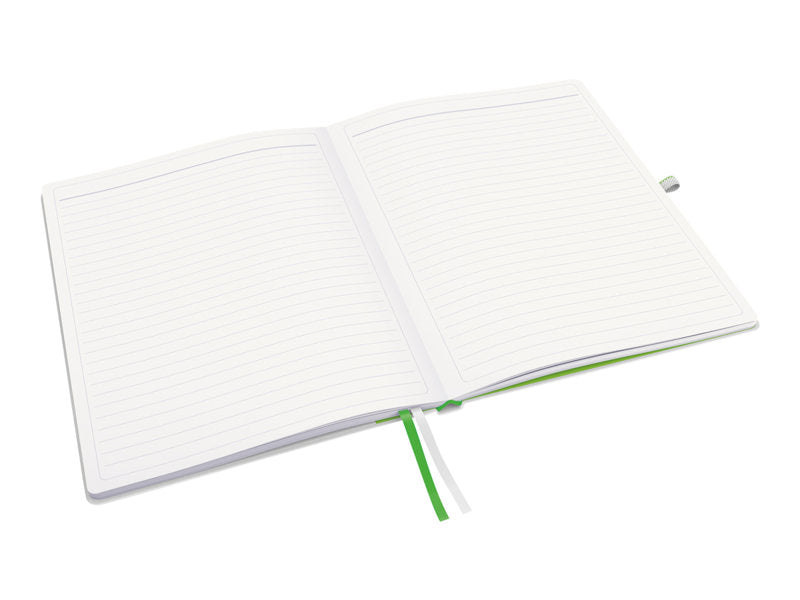 Leitz Complete - Notebook - hardcover binding - 80 sheets - ivory paper - lined - white cover (44740001)