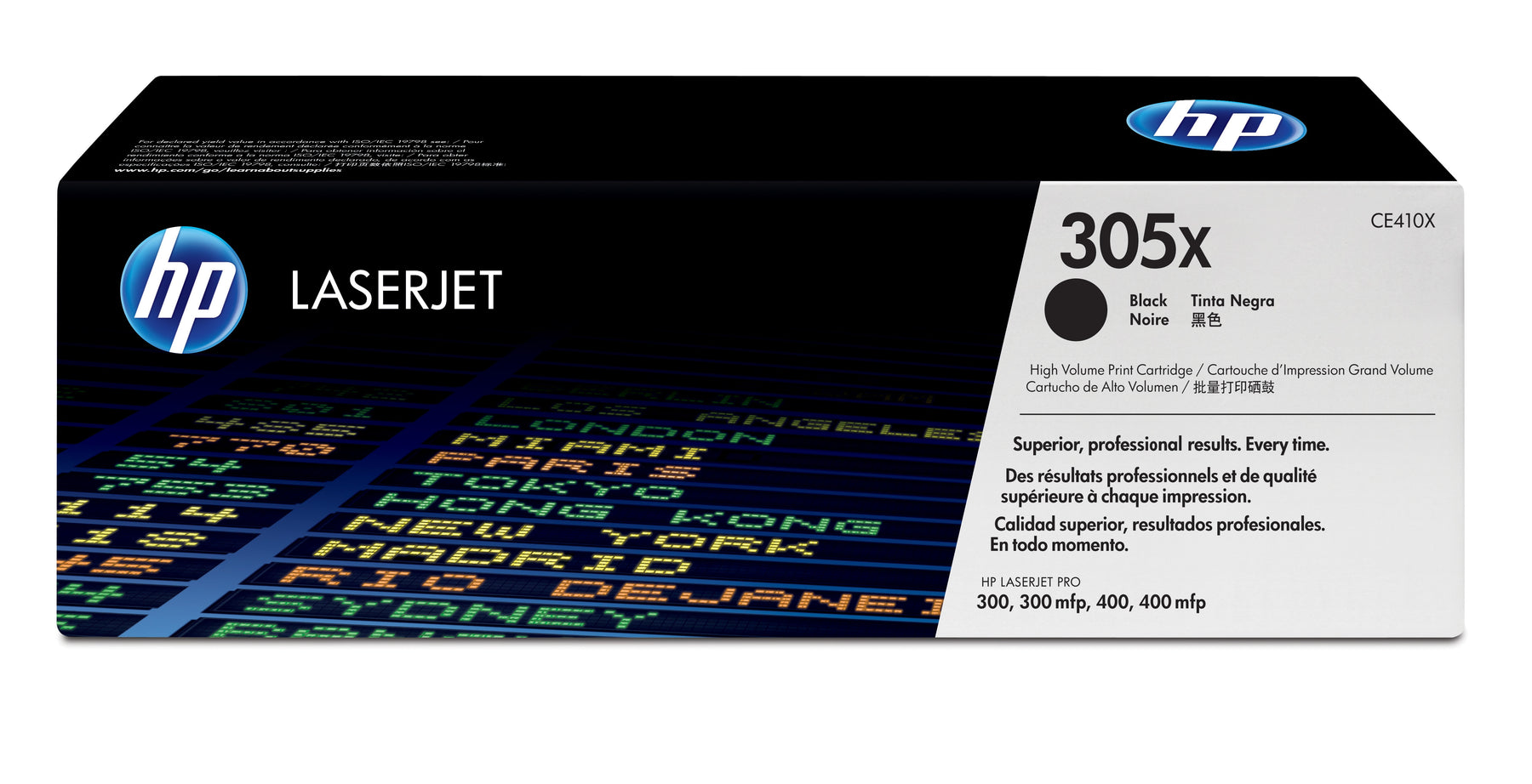 HP 305X - High Yield - Black - Genuine - LaserJet - Toner Cartridge (CE410X) - for LaserJet Pro 300 color MFP M351a, 300 color MFP M375nw, 400 color M451, 400 color MFP M475