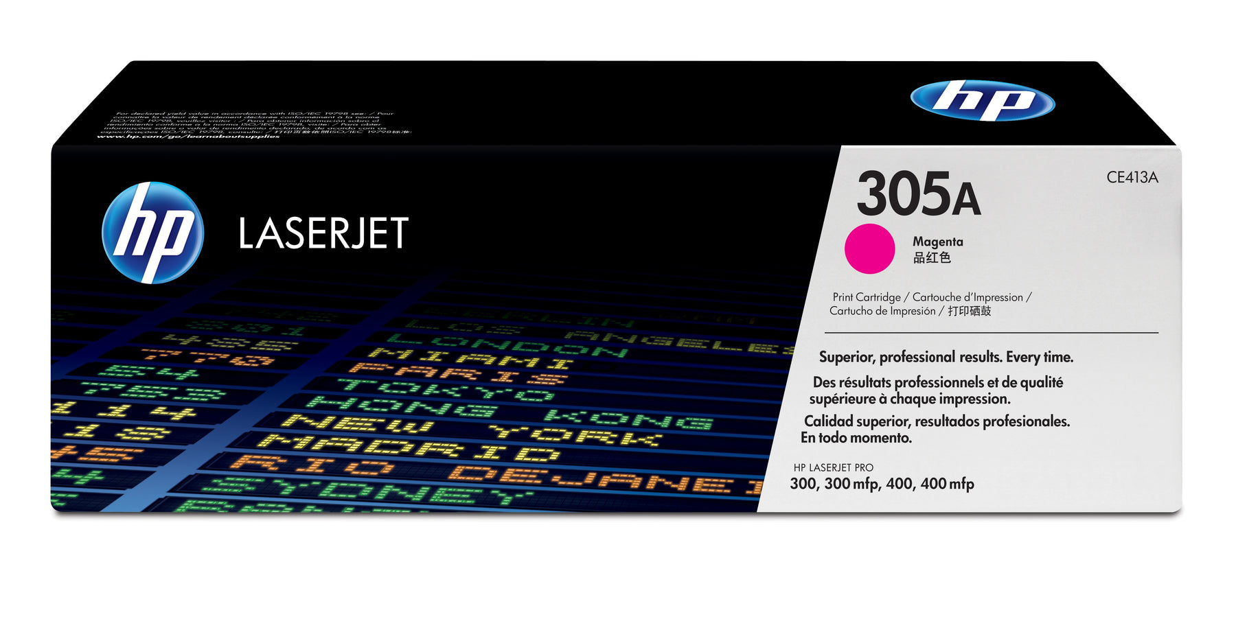 HP 305A - Magenta - Genuine - LaserJet - Toner Cartridge (CE413A) - for LaserJet Pro 300 color MFP M351a, 300 color MFP M375nw, 400 color M451, 400 color MFP M475