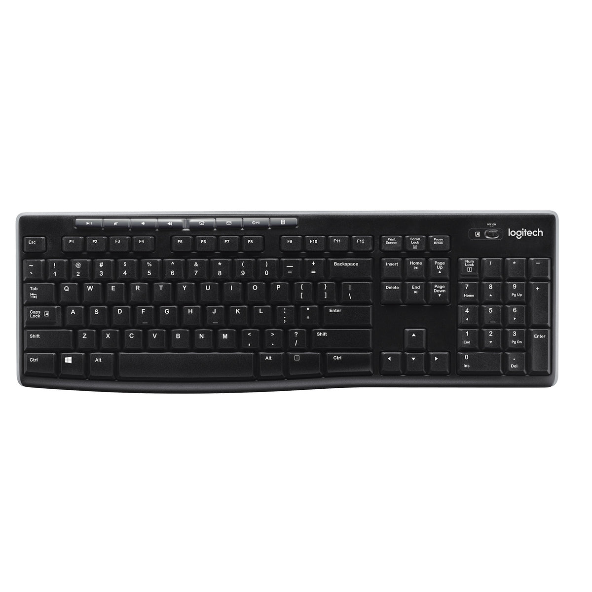 Logitech Wireless Keyboard K270 - Keyboard - Wireless - 2.4GHz - Belgium