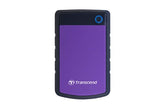 2.5 4TB external hard drive TRANSCEND StoreJet 25H3 USB 3.0 with shockproof, auto backup.