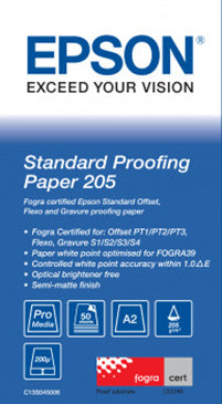 Epson Proofing Paper Standard - A2 (420 x 594 mm) 50 sheet(s) of proof paper - for SureColor P5000, P800, SC-P10000, P20000, P5000, P7500, P900, P9500