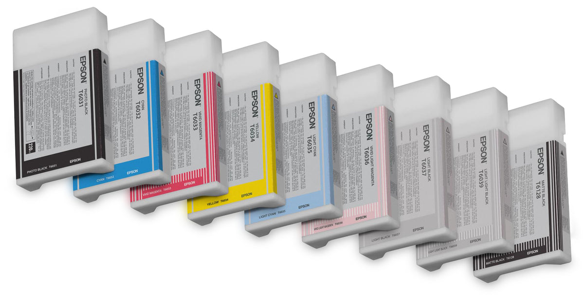 Epson T6037 - 220 ml - light black - original - ink cartridge - for Stylus Pro 7800, Pro 7880, Pro 9800, Pro 9880