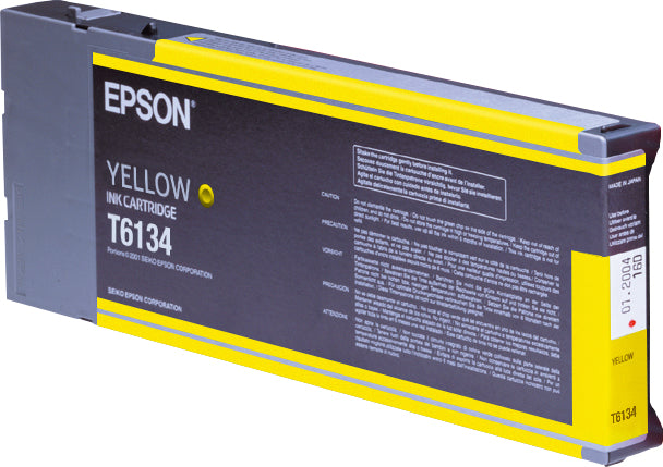 Epson T6134 - 110 ml - amarelo - original - tinteiro - para Stylus Pro 4000 C8, Pro 4000-C8, Pro 4400, Pro 4450, Pro 4800, Pro 4880