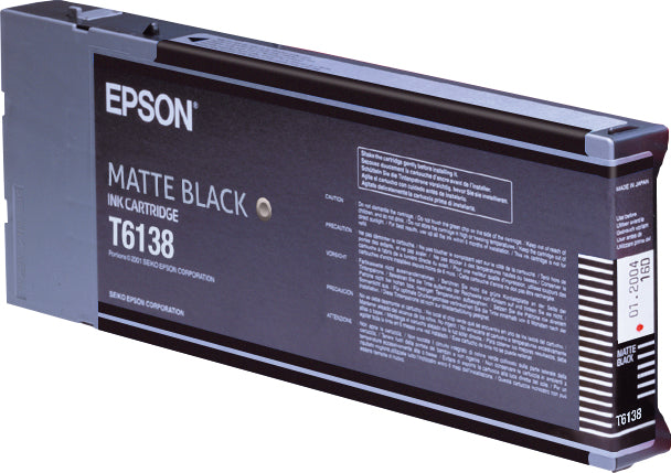 Epson T6138 - 110 ml - negro mate - original - cartucho de tinta - para Stylus Pro 4000 C8, Pro 4000-C8, Pro 4400, Pro 4450, Pro 4800, Pro 4880