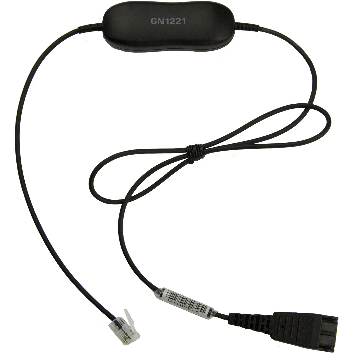 Limitador de sonido Jabra GN1221 - Cable para auriculares - RJ-9 macho a desconexión rápida - 80 cm