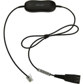 Jabra GN1221 Sound Limiter - Headset Cable - RJ-9 Male to Quick Disconnect - 80 cm