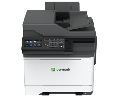 Lexmark MC2640adwe - Multifunction Printer - Color - Laser - Legal (216 x 356 mm) (original) - A4/Legal (media) - up to 38 ppm (copy) - up to 38 ppm (print) - 250 sheets - 33.6 Kbps - USB 2.0, Gigabit LAN, Wi-Fi(n), USB 2.0 host