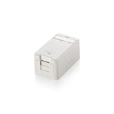 SURFACE OUTLET EQUIP FOR 1xRJ45 EMPTY KEYSTONE - WHITE