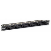 EQUIP PATCH PANEL CAT.3 RJ45 ISDN 50-PORT BLACK