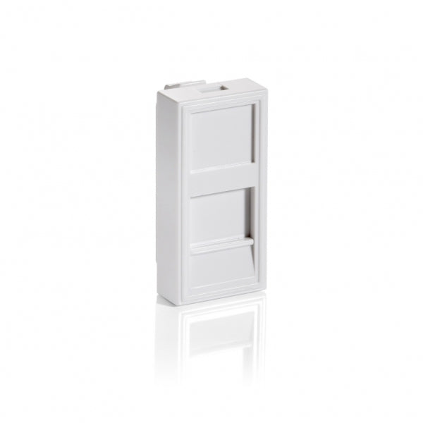 EQUIP MODULO UNIVERSAL 22.5x45 P/1xKEYSTONE - BRANCO