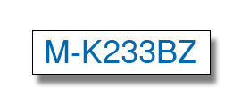 Brother M-K233BZ - Azul em branco - Rolo (1,2 cm x 8 m) 1 pcs. fita da impressora - para P-Touch PT-55, PT-55P, PT-65, PT-75, PT-90, PT-BB4