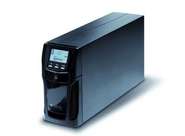 Riello UPS Vision VST 800 - UPS - AC 200/208/220/230/240 V - 640 Watt - 800 VA - RS-232, USB - output connectors: 4 - dark grey, RAL 7016