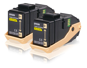 EPSON TONER PACK 2 AMARELO ACULASER C9300