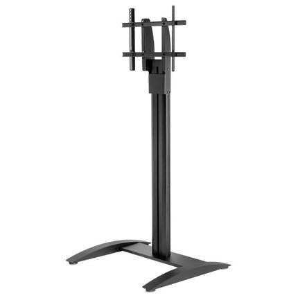 Peerless Flat Panel Stand SS560F - Platform (baseplate, column, VESA adapter) - for flat panel - aluminum, cold rolled steel, cast epoxy - black - screen size: 32"-75" - floor stand