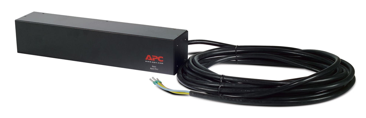 APC Basic Rack PDU - Power distribution strip (rack mountable) - AC 230 V - input: hardware - output connectors: 4 (IEC 60320 C19) - 2U - 19" - 8.5 m cable - black - to P/N : SCL400RMJ1U, SCL500RMI1UC, SCL500RMI1UNC, SMTL1000RMI2UC,