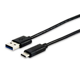 CABLE EQUIP USB 3.1 AC M/M TIPO C 1MT NEGRO