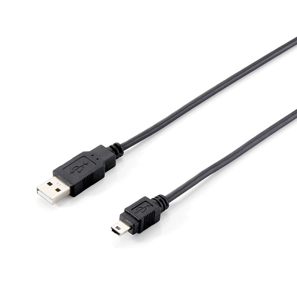 EQUIP CABLE USB2.0 AP/MINI-B M/M 1.80MT BLACK