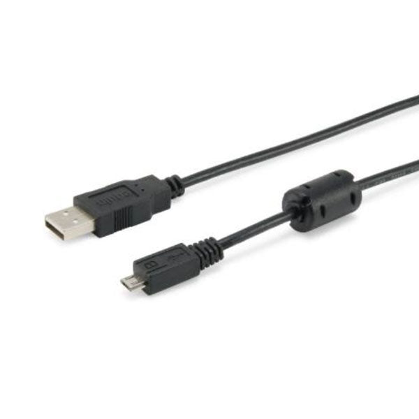 EQUIP CABLE USB 2.0 A-MICRO-B M/M 1.8MT BLACK