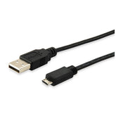 EQUIP CABLE USB 2.0 A/M TO MICRO-B 1MT BLACK