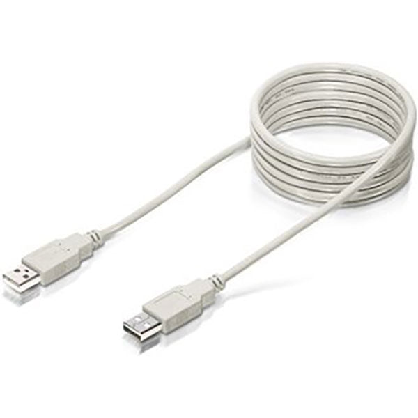 EQUIP EXTENSION CABLE USB 2.0 A-&gt;A 3.0M M/F SILVER TRANSPARENT