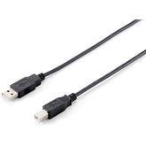 CABLE EQUIPO IMPRESORA USB 2.0 A/BM/M NEGRO - 3MT