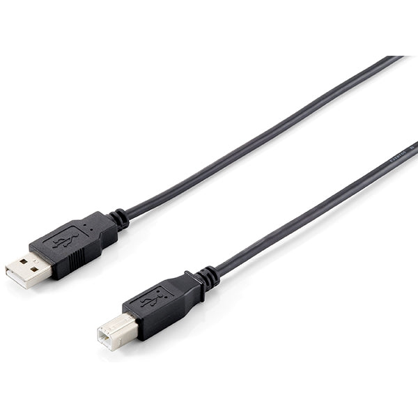 EQUIP CABO IMPRESSORA USB 2.0 A/B M/M PRETO - 3MT