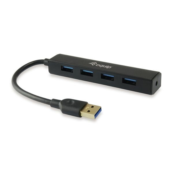 EQUIP LIFE HUB 4 PUERTOS USB 3.0 NEGRO