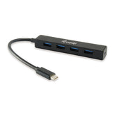 EQUIP LIFE HUB USB-C 4 PORTS USB 3.0 BLACK