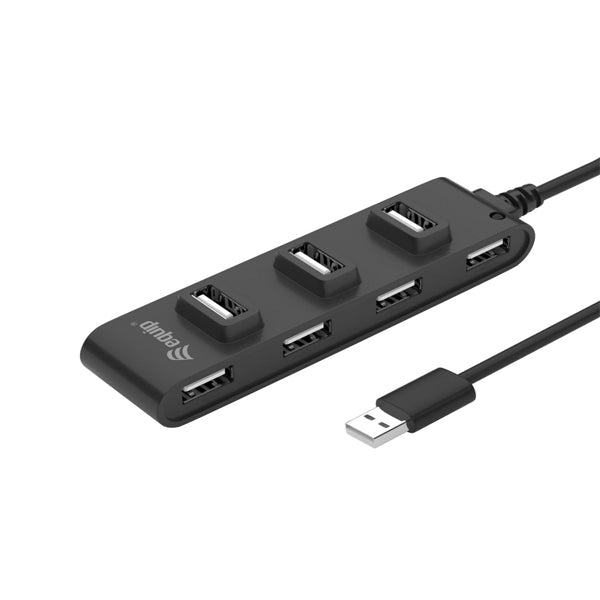 EQUIP LIFE HUB 7 USB PORTS WITH BLACK POWER SUPPLY