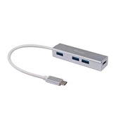 EQUIP LIFE HUB USB-C 4 PORTS USB 3.0 ALUMINUM