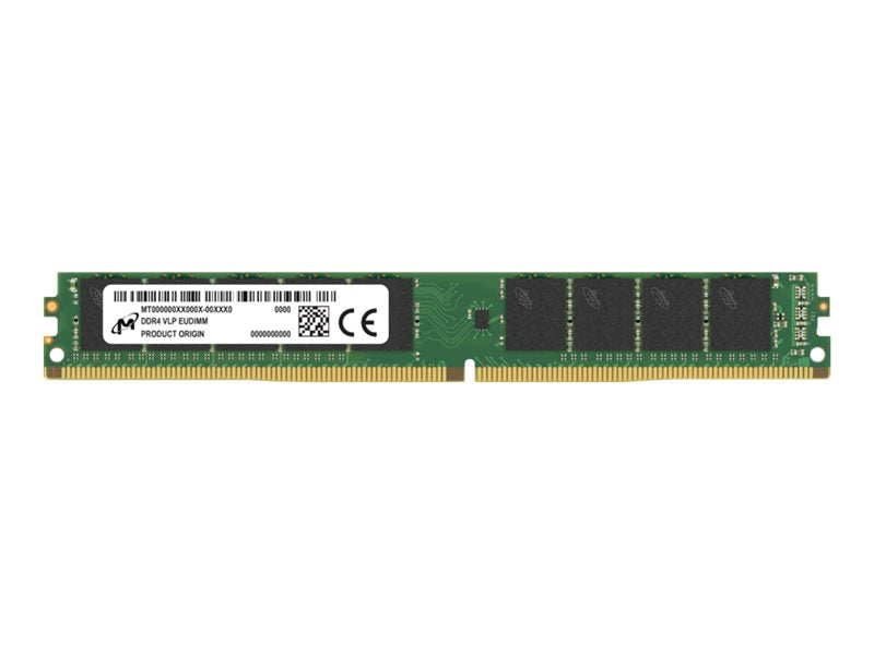 Micron - DDR4 - módulo - 16 GB - DIMM de 288 pines - 3200 MHz / PC4-25600 - CL22 - 1,2 V - sin búfer - ECC - VMware vSphere Loyalty Program (VLP) (MTA18ADF2G72AZ-3G2E1R)