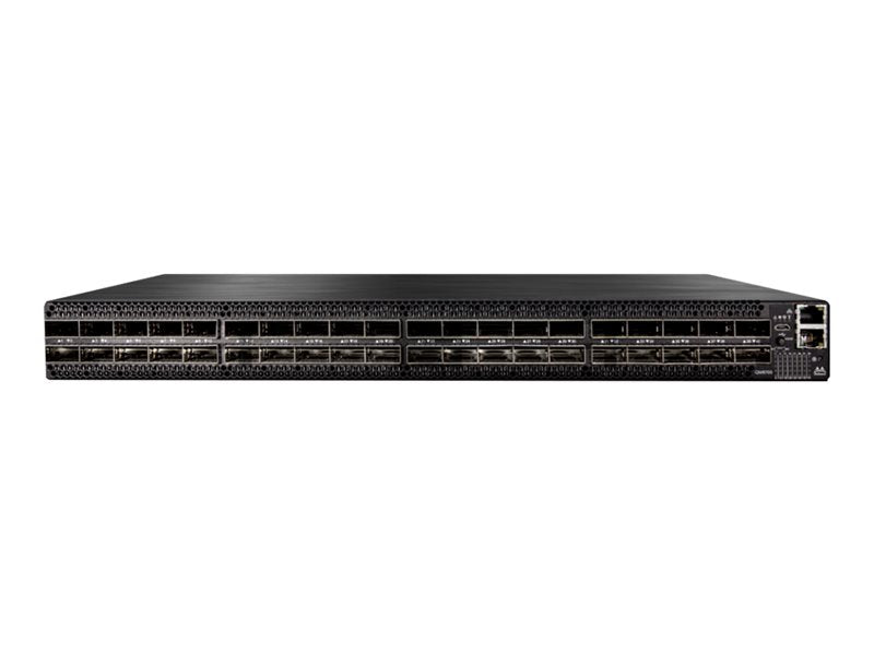 Mellanox Quantum QM8700 - Conmutador - Inteligente - 40 x HDR InfiniBand QSFP56 - Flujo de aire de adelante hacia atrás - Montable en riel (920-9B110-00RH-0M0)