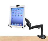 Ergotron Neo-Flex - Mounting Kit (Swivel Arm, Desk Clamp Mount, Metal Ring Mount, Stand, Extension) - For Tablet / eBook Reader - Black - Screen Size: Up to 10"