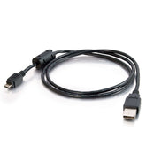 C2G USB 2.0 A to Micro B Cable - USB Cable - USB (M) to Micro USB Type B (M) - USB 2.0 - 1m - Black