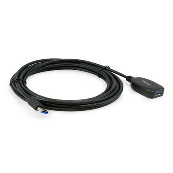 EQUIP CABO USB EXT 3.0 ACTIVE 5.0M PRETO