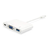 ADAPTADOR EQUIP USB-C A VGA / USB A / PD M/H