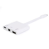 EQUIP ADAPTADOR USB-C - MINI DISPLAYPORT / USB A / PD M/F