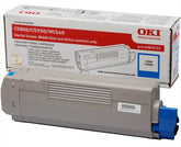 OKI - Azul cian - original - cartucho de tóner - para OKI MC560dn, MC560n, C5850dn, 5850n, 5950cdtn, 5950dn, 5950dtn, 5950n