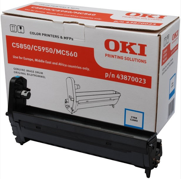 OKI - Azul cyan - original - kit de tambor - para OKI MC560dn, MC560n, C5850dn, 5850n, 5950cdtn, 5950dn, 5950dtn, 5950n