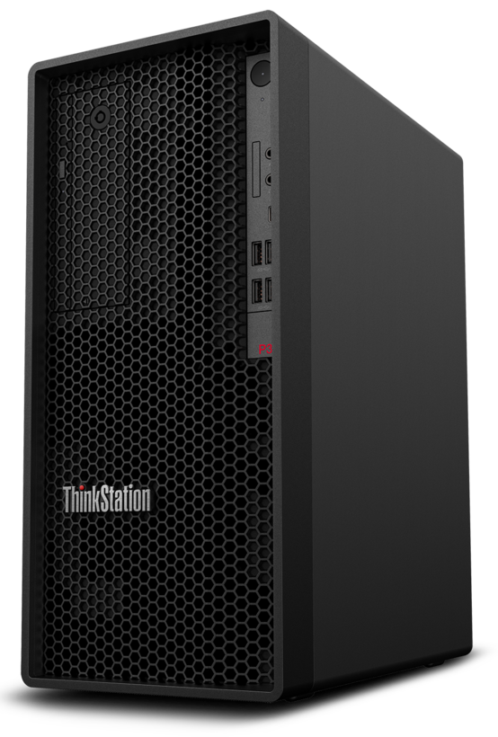 Lenovo ThinkStation P350 30E3 - Torre - 1 x Core i7 11700 / 2.5 GHz - vPro - RAM 16 GB - SSD 512 GB - TCG Opal Encryption, NVMe - UHD Graphics 750 - GigE - Win 10 Pro 64-bit - monitor: nenhum - teclado: Português - TopSeller - com 3 Anos de Lenovo On